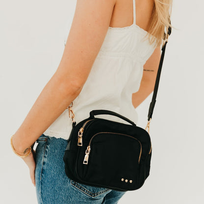 Nisha Nylon Crossbody Bag