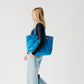Presley Puffer Quilted Tote Bag With Pouch