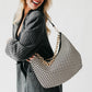 Sienna Slouchy Woven Shoulder Bag - NEW COLORS!
