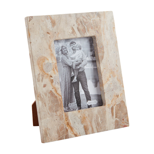 Tan Marble Picture Frames ~ 2 Sizes to Choose From