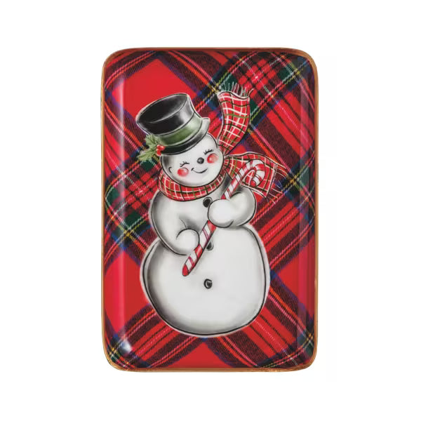 Tartan Tidbit Tray
