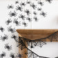 Glittered Wall Décor Spiders