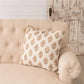 Block Print Silhouette ~ Square Pillow