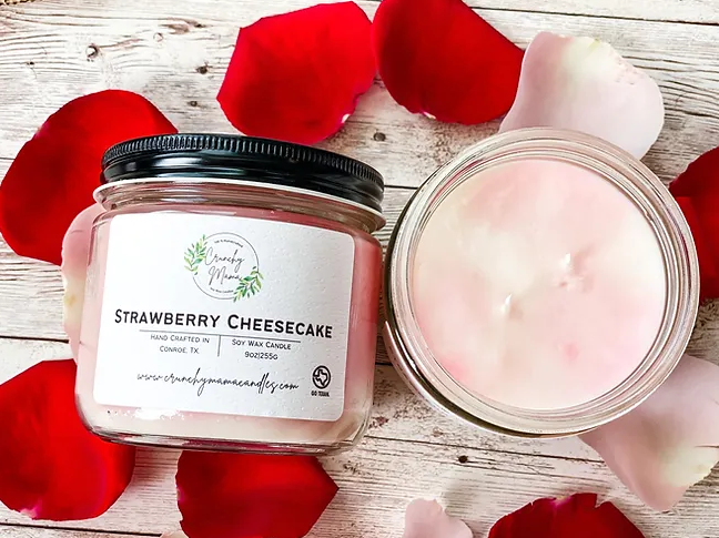 Strawberry Cheesecake 7oz Candle