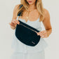 Suede Westlyn Woven Bum Bag