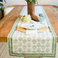 Table Runner - Lotus, Sage & Uniform Blue
