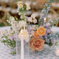 Table Throw - Lotus, Navy & Uniform Blue with Navy Vine Border