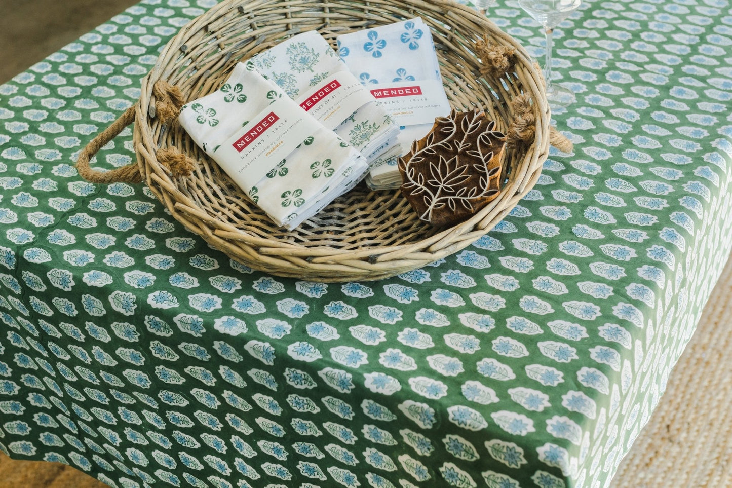 Tablecloth - Lily - Sage