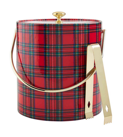 Tartan Plaid Ice Bucket