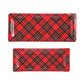 Tartan Plaid Nested Tray Set