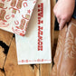 Tea Towel (Ivory) - Howdy, Terracotta