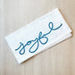 Tea Towel - Joyful, Navy