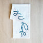 Tea Towel - Joyful, Navy