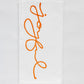 Tea Towel - Joyful, Orange