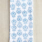 Tea Towel - Lotus, Navy & Uniform Blue