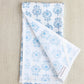 Tea Towel - Lotus, Navy & Uniform Blue