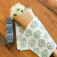 Tea Towel - Lotus, Sage & Uniform Blue