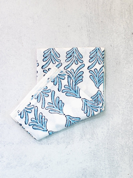 Tea Towel - Palmetto, Uniform Blue & Navy