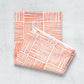 Tea Towel - Striped, Orange
