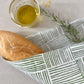 Tea Towel - Striped, Sage