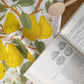 PEAR ORCHARD | 100% LINEN TEA TOWEL