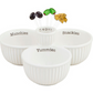 Triple Snack Dish & Toothpick Set