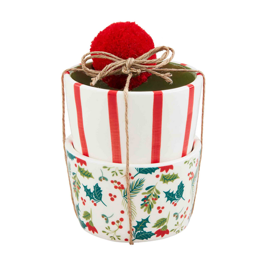 Poinsetta Tidbit Set