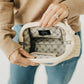 Lacy Woven Frame Crossbody Bag
