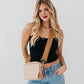 Woven Willow Camera Crossbody Bag