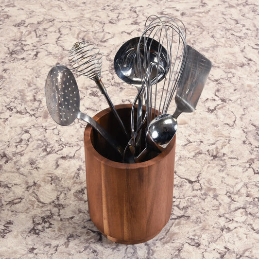 Rotating Lazy Susan Utensil Holder