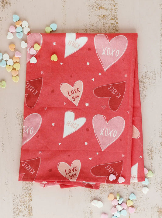 Valentine's Flour Sack Towel