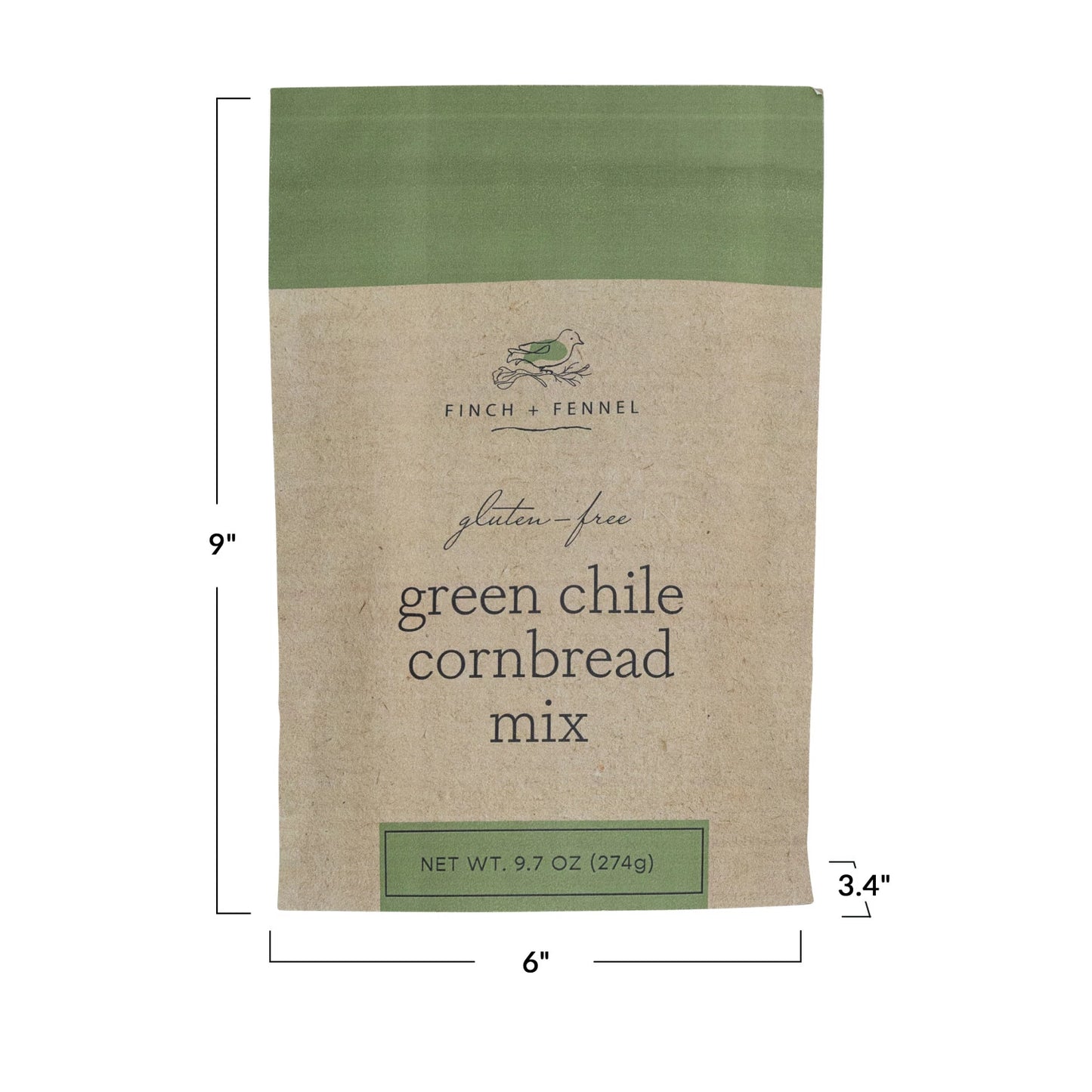 Gluten-Free Green Chile Cornbread Mix