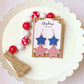 Red, White & Blue Clay Earrings | Patriotic Earrings